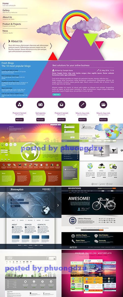 Stock: Web Design Element Template 3