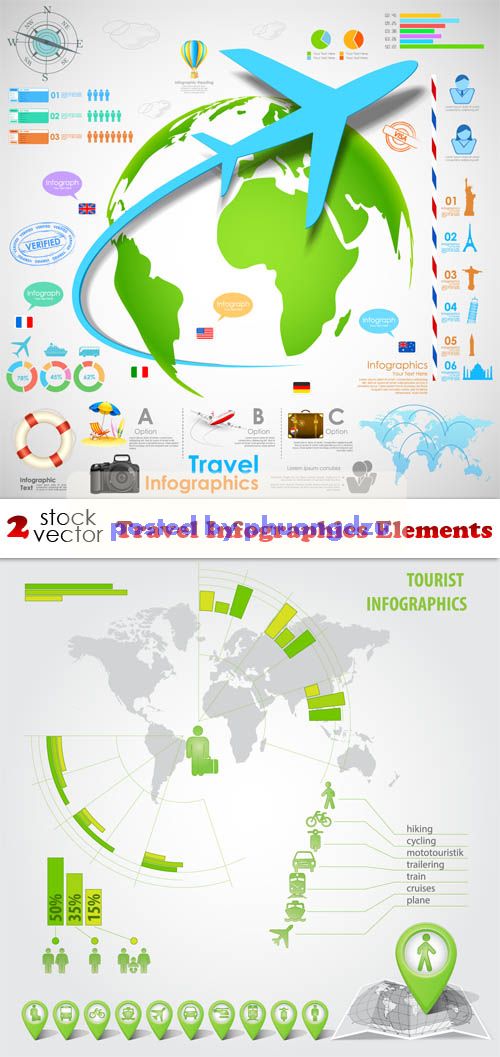 Vectors - Travel Infographics Elements 4
