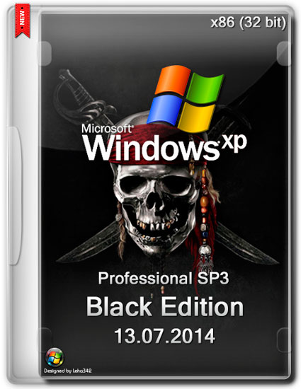 Windows XP Professional SP3 Black Edition 13.07.2014 (х86/ENG/RUS)