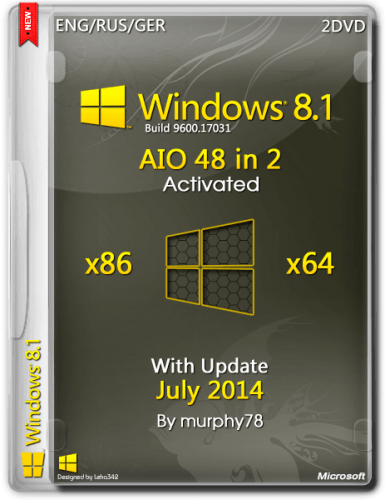 Windows 8.1 AIO 48in2 With UpdatE  July 2014(x86-x64) (2014)-murphy78
