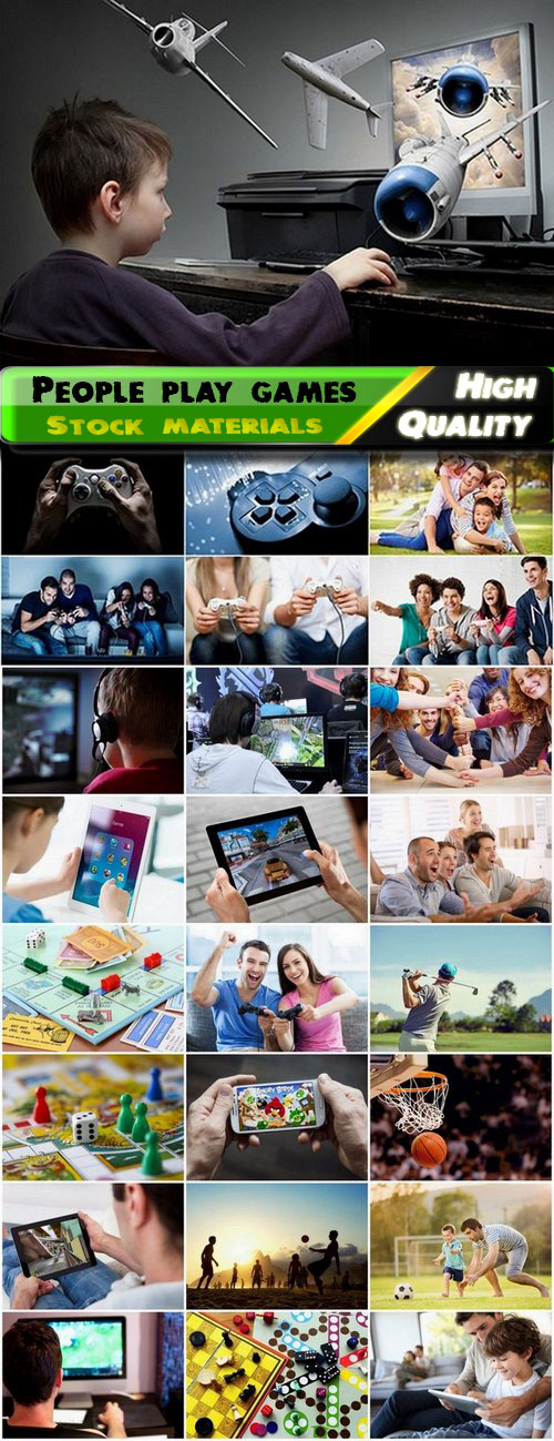 People play games Stock Images - 25 HQ Jpg