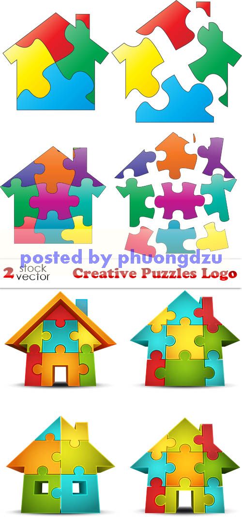 Vectors - Creative Puzzles Logo 2