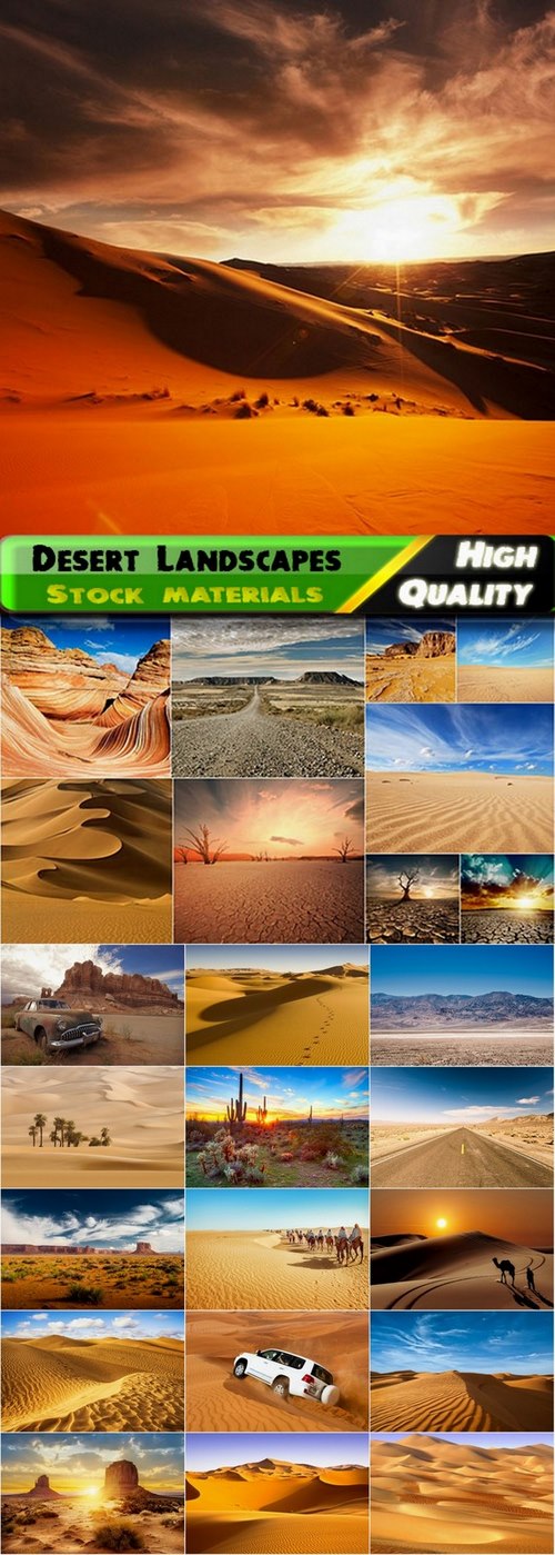 Desert Landscapes Stock Images - 25 HQ Jpg