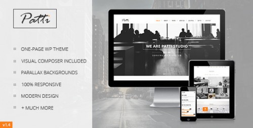 Nulled Patti v1.4 - Parallax One Page WordPress Theme