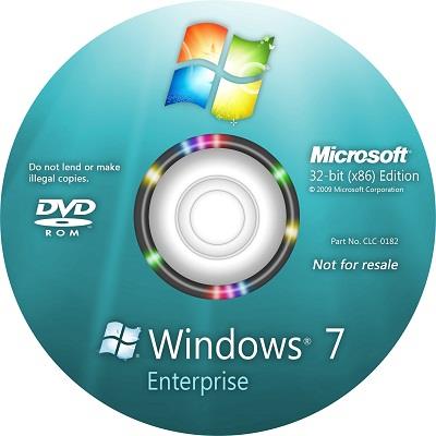 Microsoft Windows 7 x86 Enterprise SP1 QuickStart (Eng/Rus) [Aug 2014]
