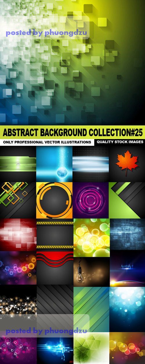 Abstract Background Collection Set 25