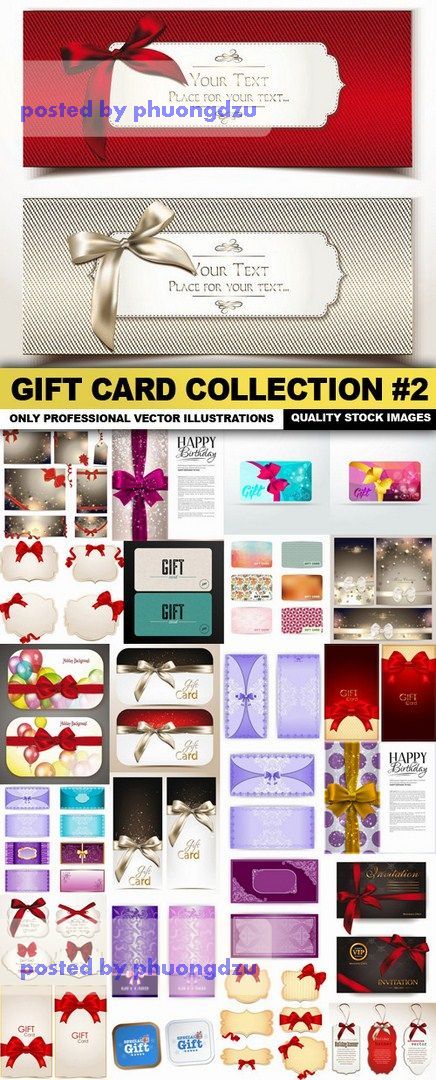 Gift Card Collection set 2