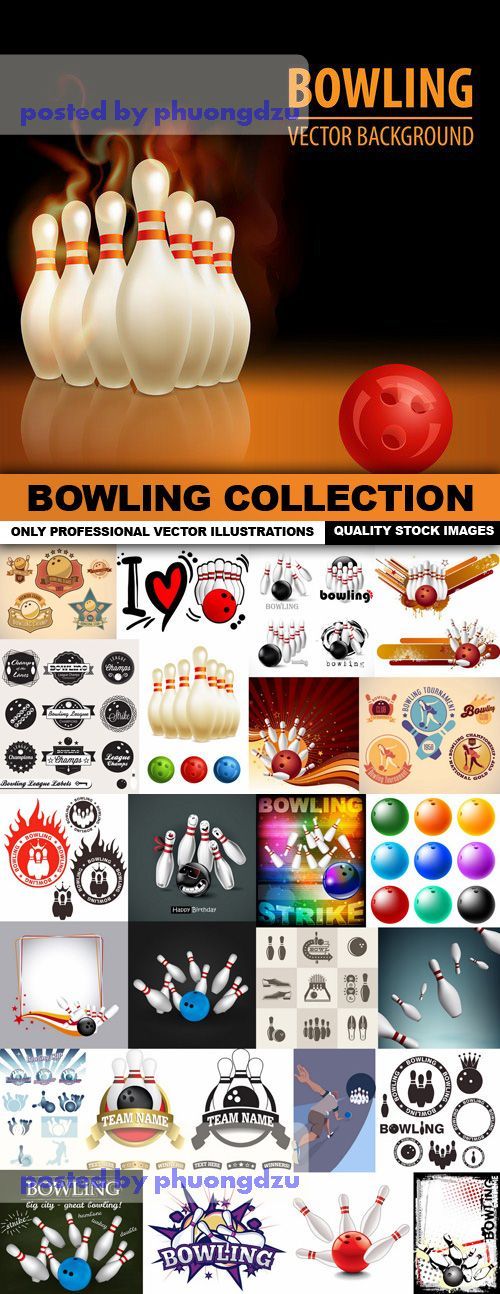 Bowling Collection Vector 1