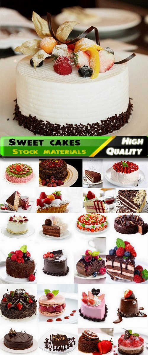 Sweet cakes and cupcakes Stock Images - 25 HQ Jpg