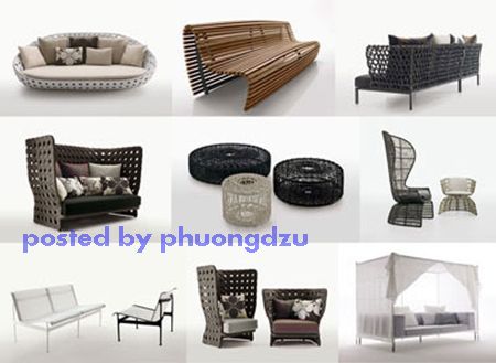 [Max] B&B Italia 3D model of Outdoor Furniture