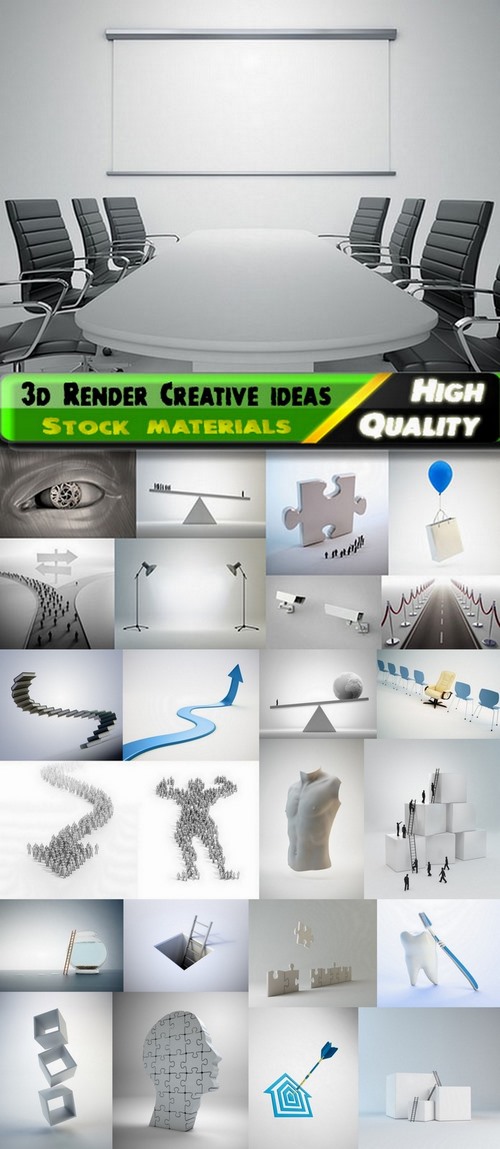 3d Render Creative ideas Stock images - 25 HQ jpg