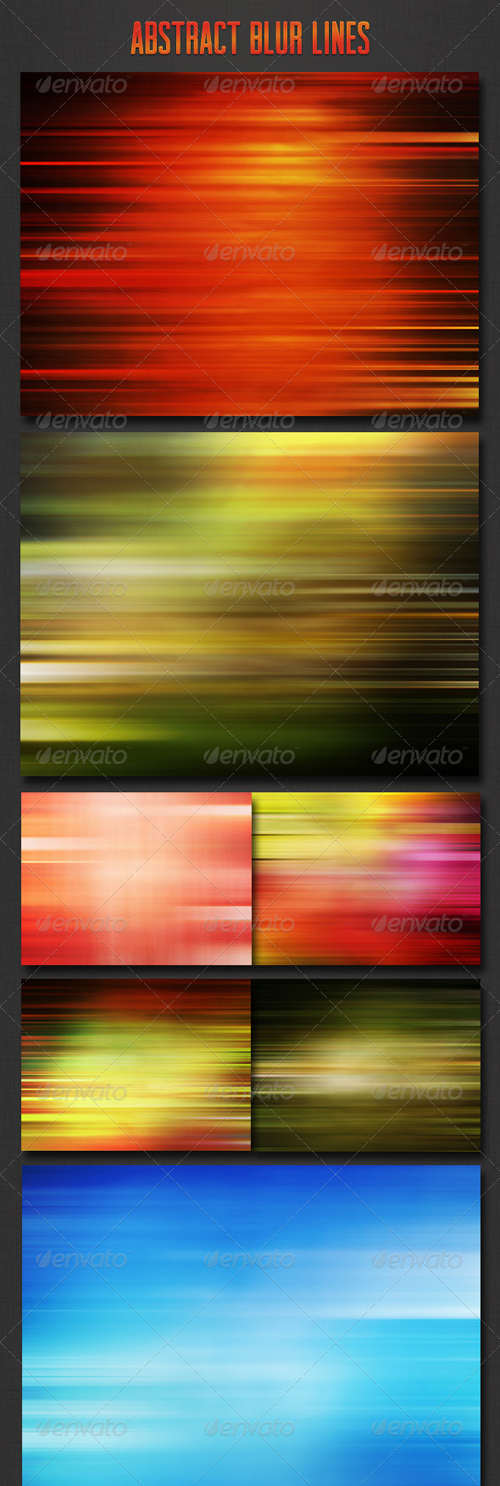 Abstract Blur Lines