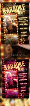 Karaoke Night Party Flyer Template