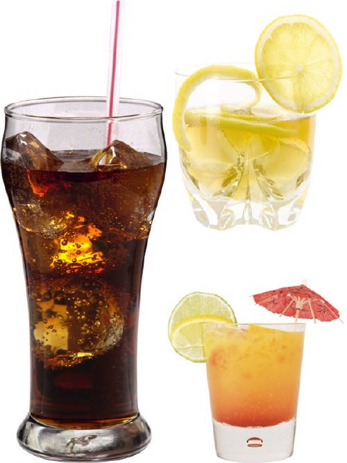 Безалкогольные прохладительные напитки (подборка изображений)
