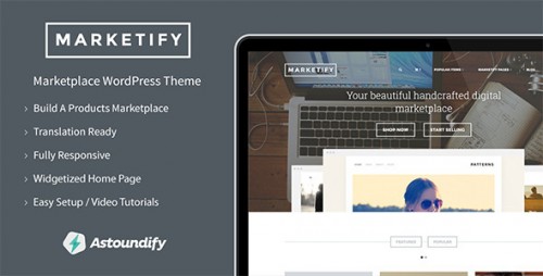 Download Nulled Marketify v.1.2.1.2 - Marketplace WordPress Theme