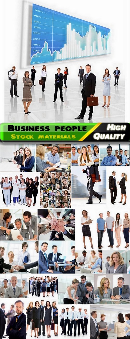 Business people Stock images - 25 Eps