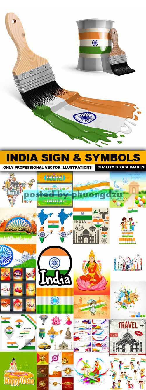 India Sign & Symbols Vector  1