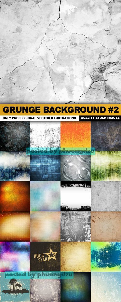 Grunge Background Vector set 02