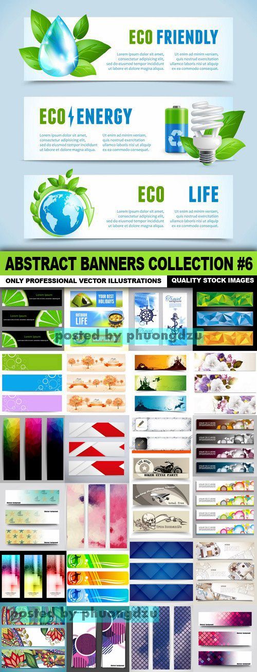 Abstract Banners Collection 06