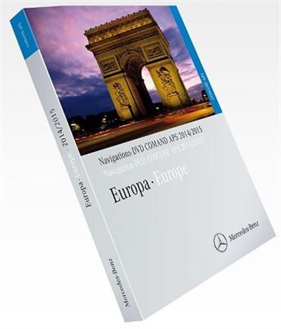 Mercedes Benz Navigations DVD COMMAND Aps  2014-2015 Europe NTG3 V14 DVD9