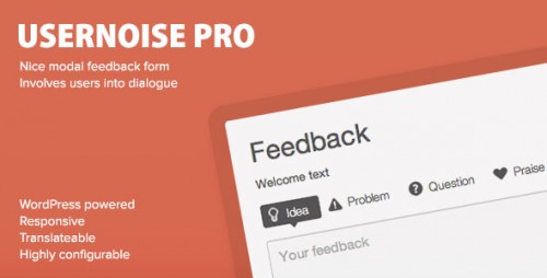 Download Nulled Usernoise Pro Modal Feedback & Contact form