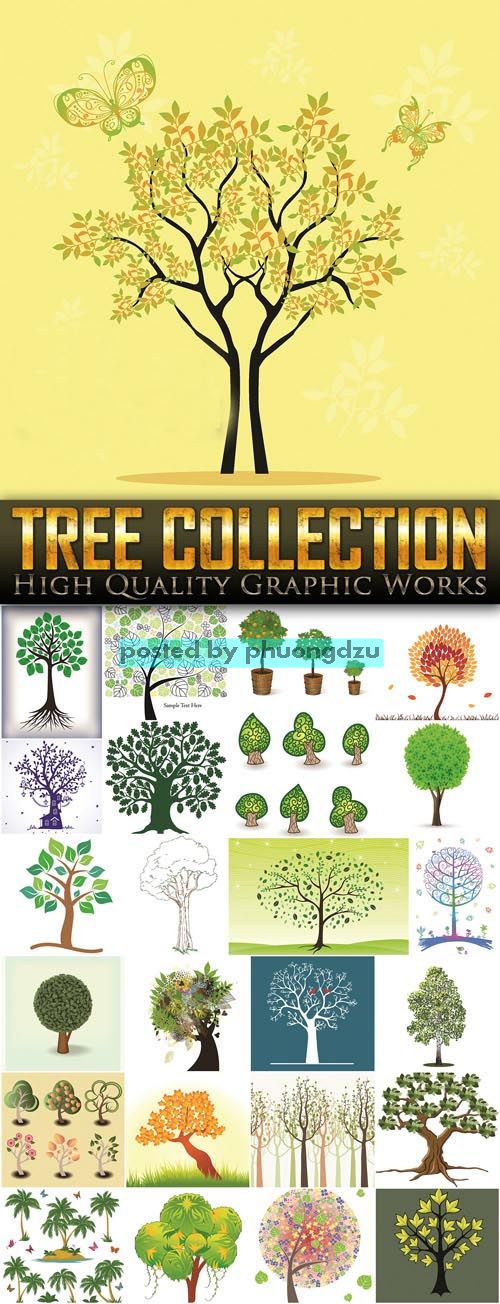 Exclusive - Tree Collection Vector part 2