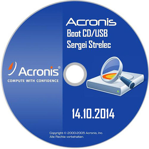 Acronis Boot CD/USB Sergei Strelec (14.10.2014)