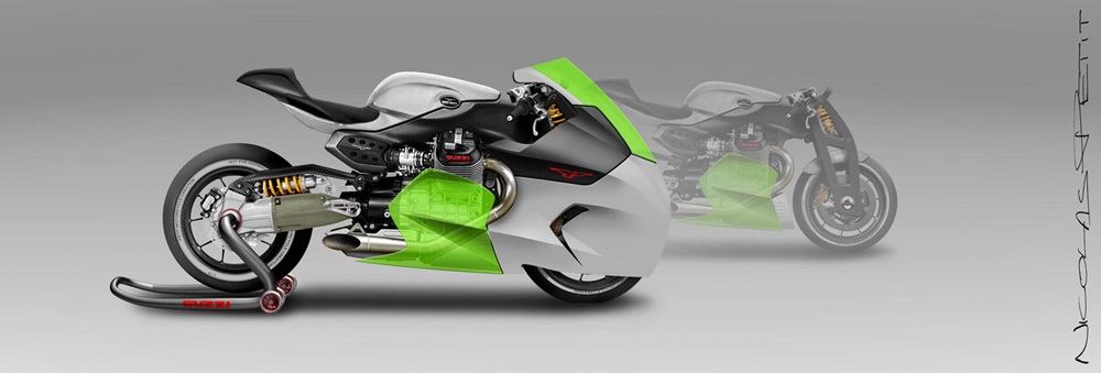 Фото | Виртуальный тюнинг Moto Guzzi V12 Le MANs
