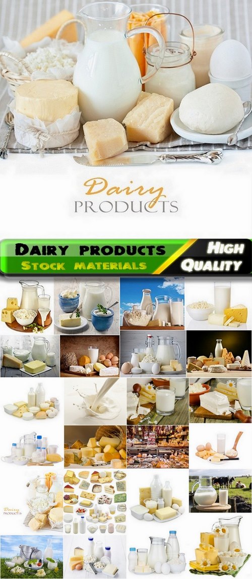 Dairy products Stock images - 25 HQ Jpg