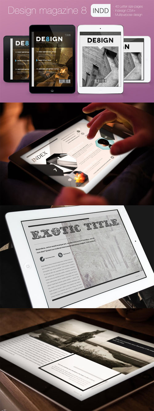 CreativeMarket - Design MGZ 8 for Tablet