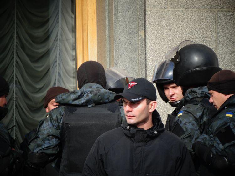 Митинг за свободу политических заключенных в Украине под Верховной Радой. 20.10.1014