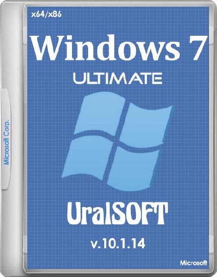 Windows 7 SP1 Ultimate UralSOFT v.10.1.14 (x86/x64/RUS/2014)