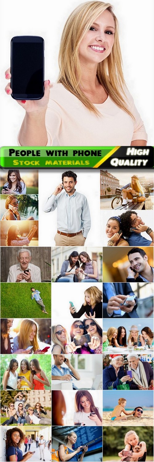 People with phone Stock images - 25 HQ Jpg