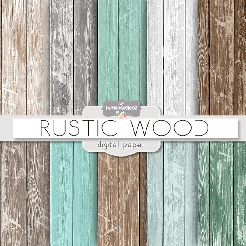 CreativeMarket - Rustic wood teal 58256