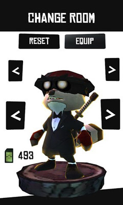 Captures d'écran du jeu Raccoon Rising sur Android, une tablette.