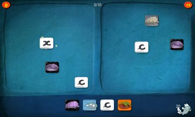 Screenshots of the game DragonBox on Android phone, tablet.