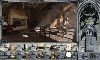Captures d'écran du jeu Draculas Château sur Android, une tablette.
