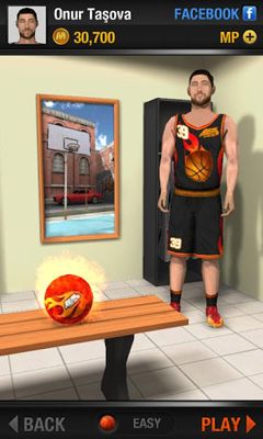 Captures d'écran du jeu Réel de Basket-ball Android, une tablette.
