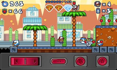 Captures d'écran du jeu Pizza Boy sur Android, une tablette.