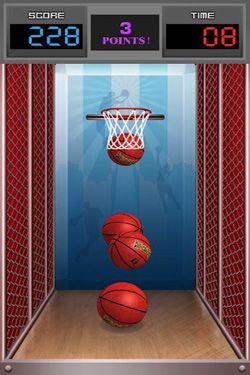 Screenshots of the game Basketball Shot for Android phone, tablet.