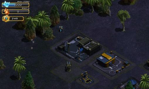 Screenshots of War game incorporated on Android phone, tablet.