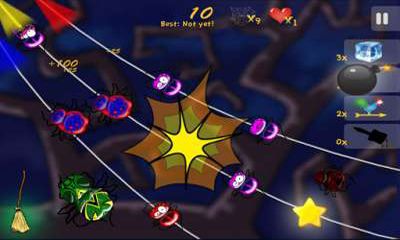 Capturas de tela do jogo SpiderWay no telefone Android, tablet.
