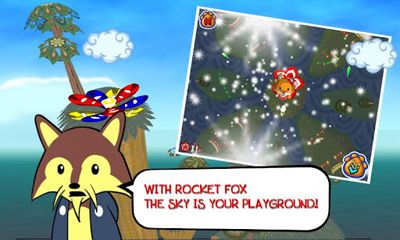 Captures d'écran du jeu Rocket Fox sur Android, une tablette.