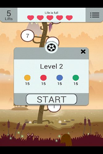 Capturas de tela do jogo TwoDot no telefone Android, tablet.
