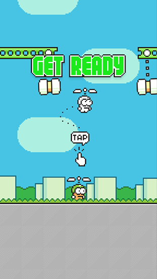 Captures d'écran du jeu Swing des hélicoptères sur Android, une tablette.
