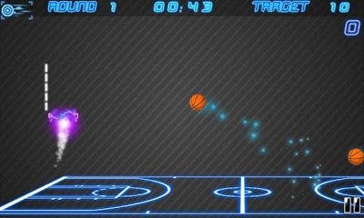 Captures d'écran du jeu de Basket de Tir pour Android, une tablette.