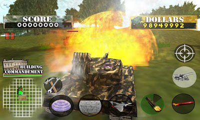 Captures d'écran du jeu de Tank de Guerre Defender 2 téléphone Android, une tablette.