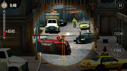 Captures d'écran du jeu le deadshot sur Android, une tablette.
