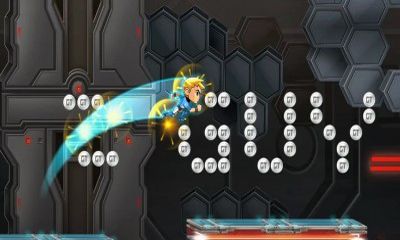 Capturas de tela do jogo Gravity Guy 2 no telefone Android, tablet.