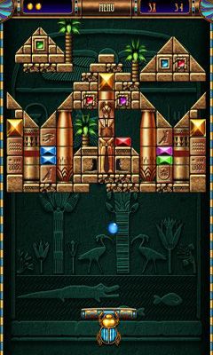 Captures d'écran du jeu Blocs de Pyramide Breaker Prime sur Android, une tablette.